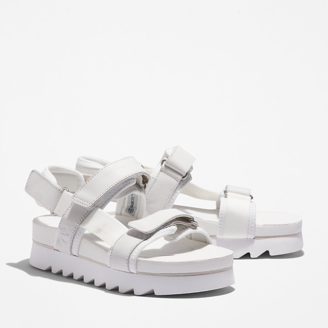 Santa Monica Sunrise Sandal for Women in White Timberland For Sale