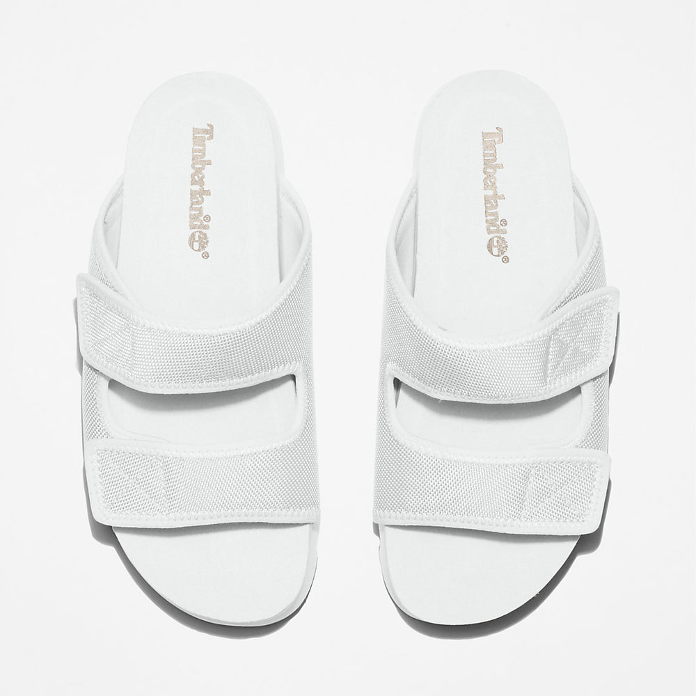 Santa Monica Sunrise Double-Strap Sandal for Women in White Timberland On Sale