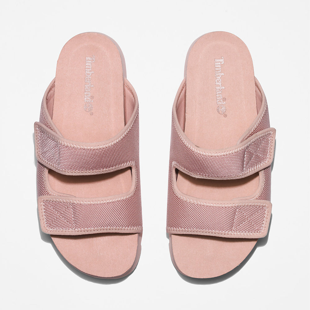 Santa Monica Sunrise Double-Strap Sandal for Women in Pink Timberland For Sale