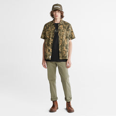 Camo-Logo T-Shirt for Men in Black Timberland For Sale