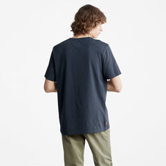 Camo-Logo T-Shirt for Men in Navy Timberland Discount
