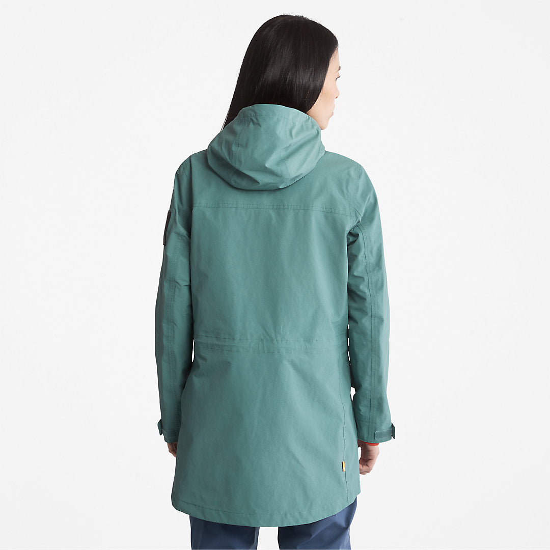 Waterproof Utility Jacket for Women in Teal Timberland Sale