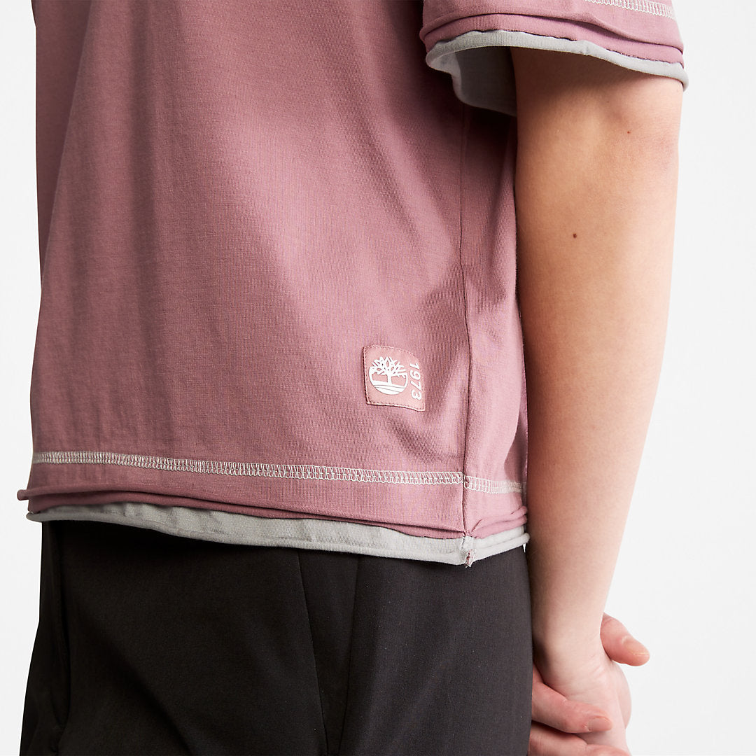 Anti-Odour Supima® Cotton T-Shirt for Women in Pink Timberland Online