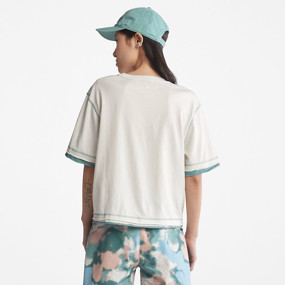 Anti-Odour Supima® Cotton T-Shirt for Women in White Timberland Sale