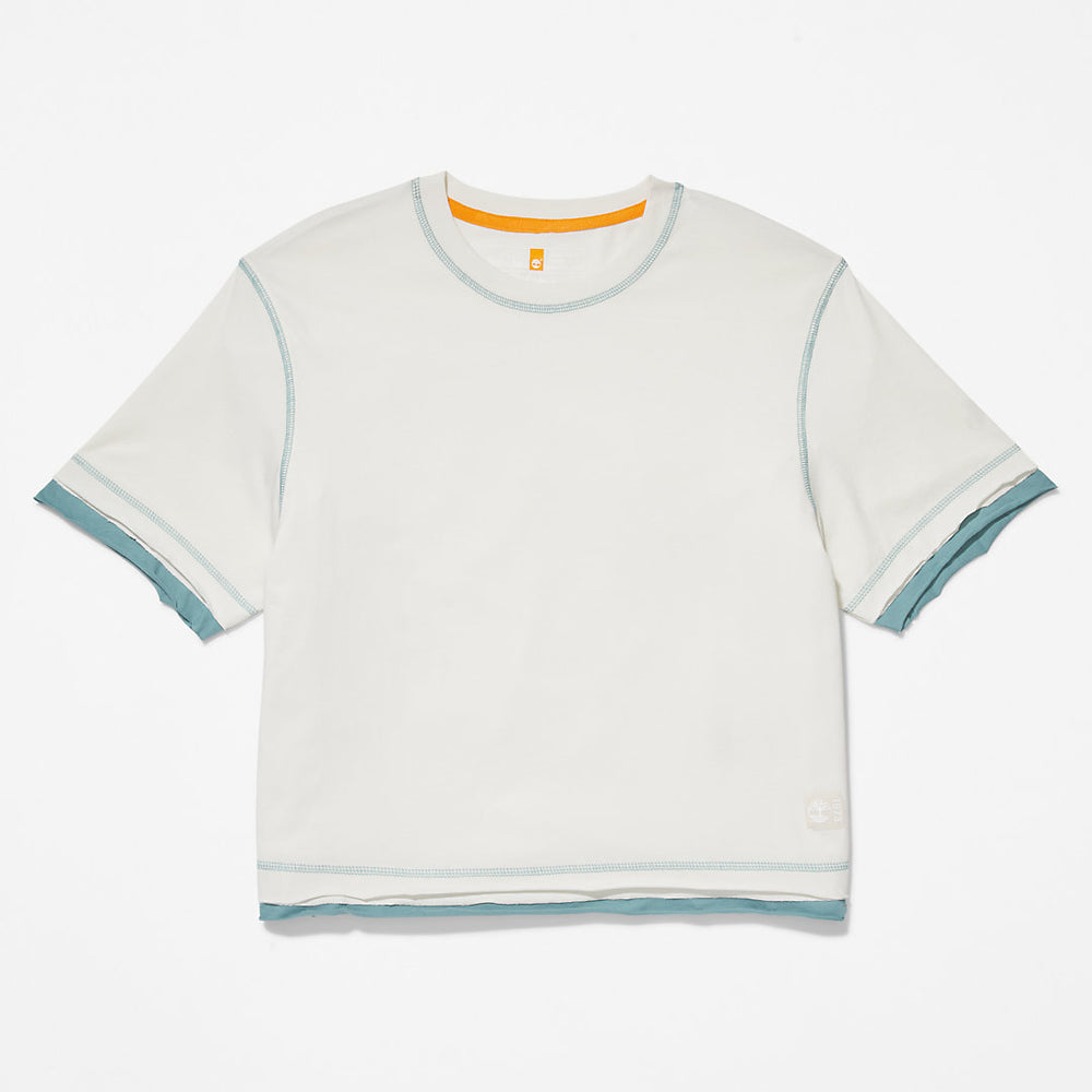 Anti-Odour Supima® Cotton T-Shirt for Women in White Timberland Sale