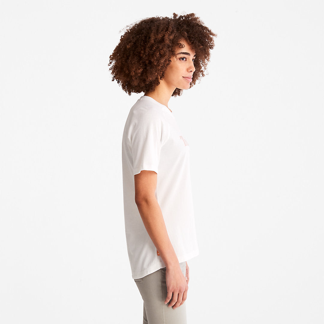 Raglan-sleeve Logo T-Shirt for Women in White Timberland Online