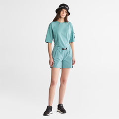 Progressive Utility Pocket T-Shirt for Women in Teal Timberland For Sale