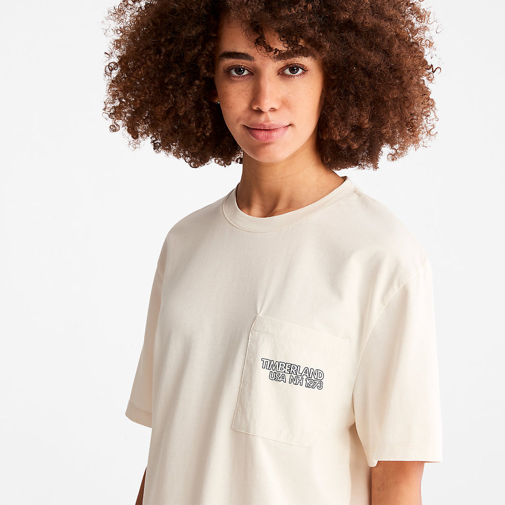 TimberCHILL™ Pocket T-Shirt for Women in White Timberland Online