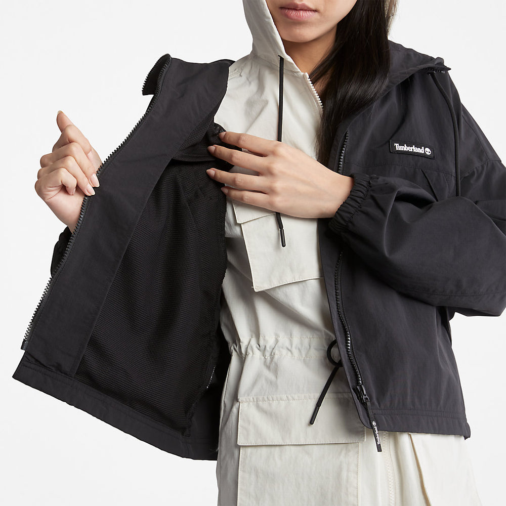 Progressive Utility Windbreaker for Women in Black Timberland Discount