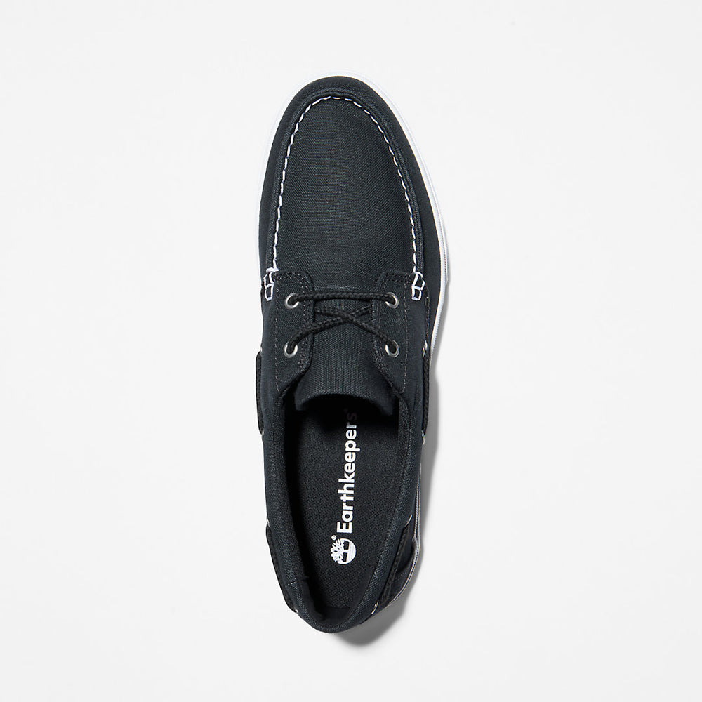 Union Wharf 2.0 EK+ Boat Shoe for Men in Black Timberland On Sale