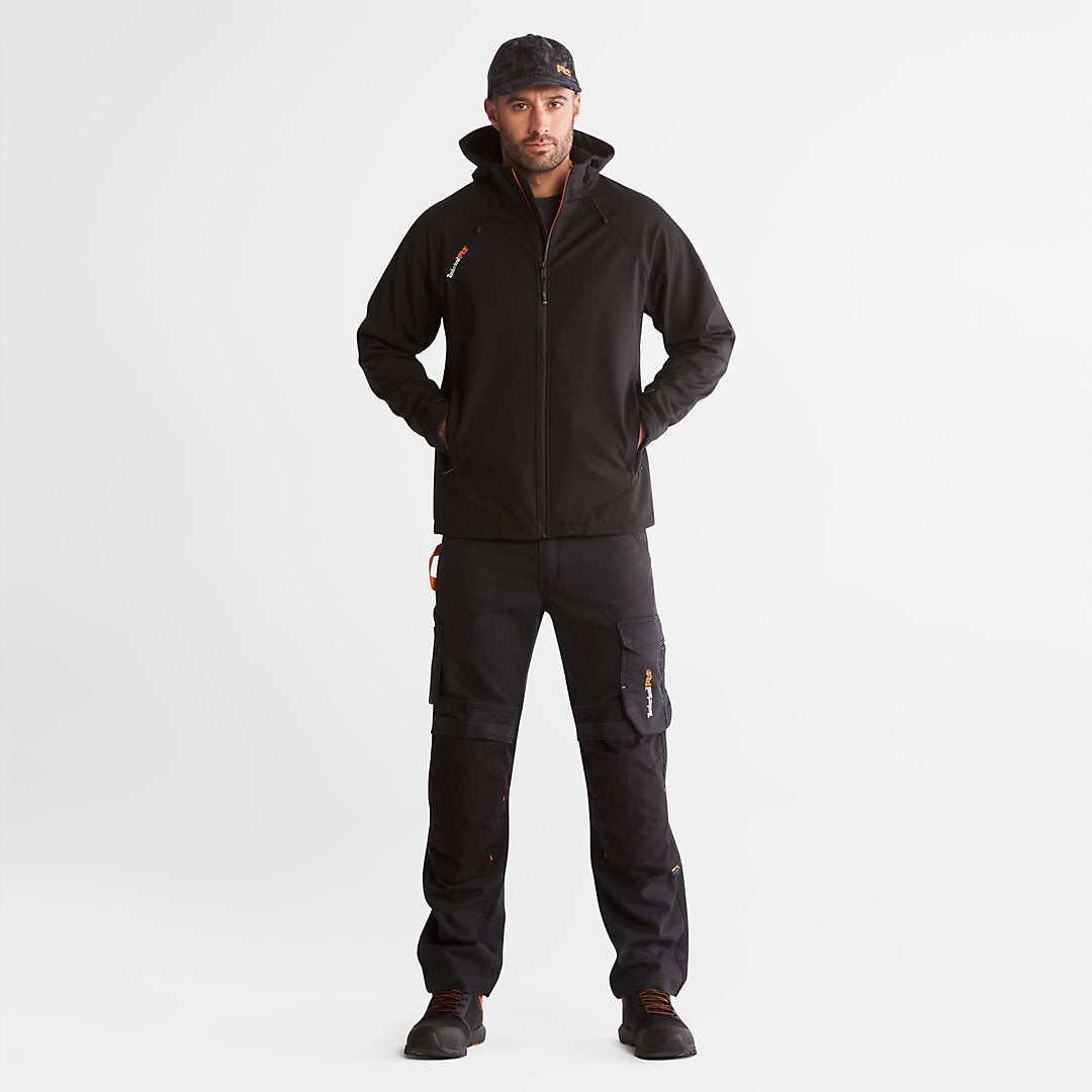 Timberland PRO® Power Zip Hooded Softshell Jacket for Men in Black Timberland For Sale