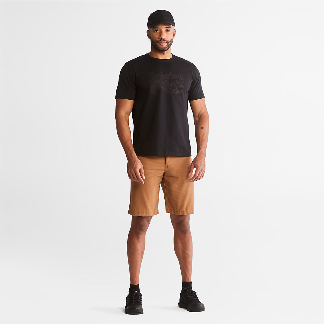 Timberland PRO® Textured Graphic T-Shirt for Men in Black Timberland Discount