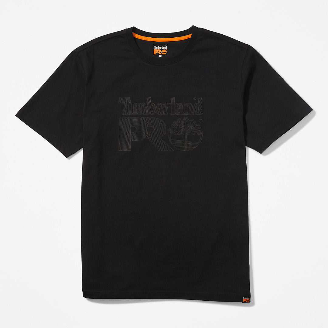 Timberland PRO® Textured Graphic T-Shirt for Men in Black Timberland Discount
