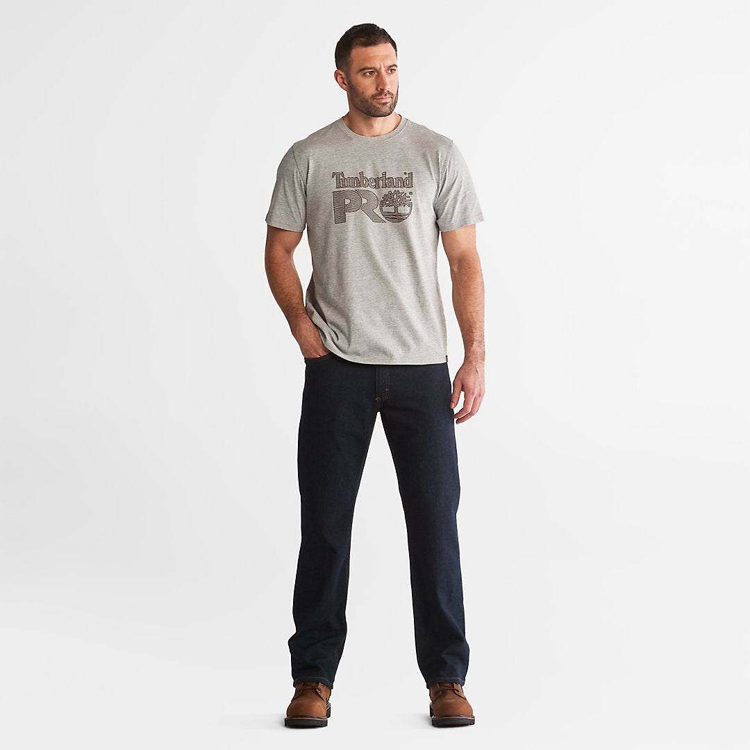 Timberland PRO® Textured Graphic T-Shirt for Men in Grey Timberland US