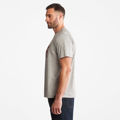 Timberland PRO® Textured Graphic T-Shirt for Men in Grey Timberland US