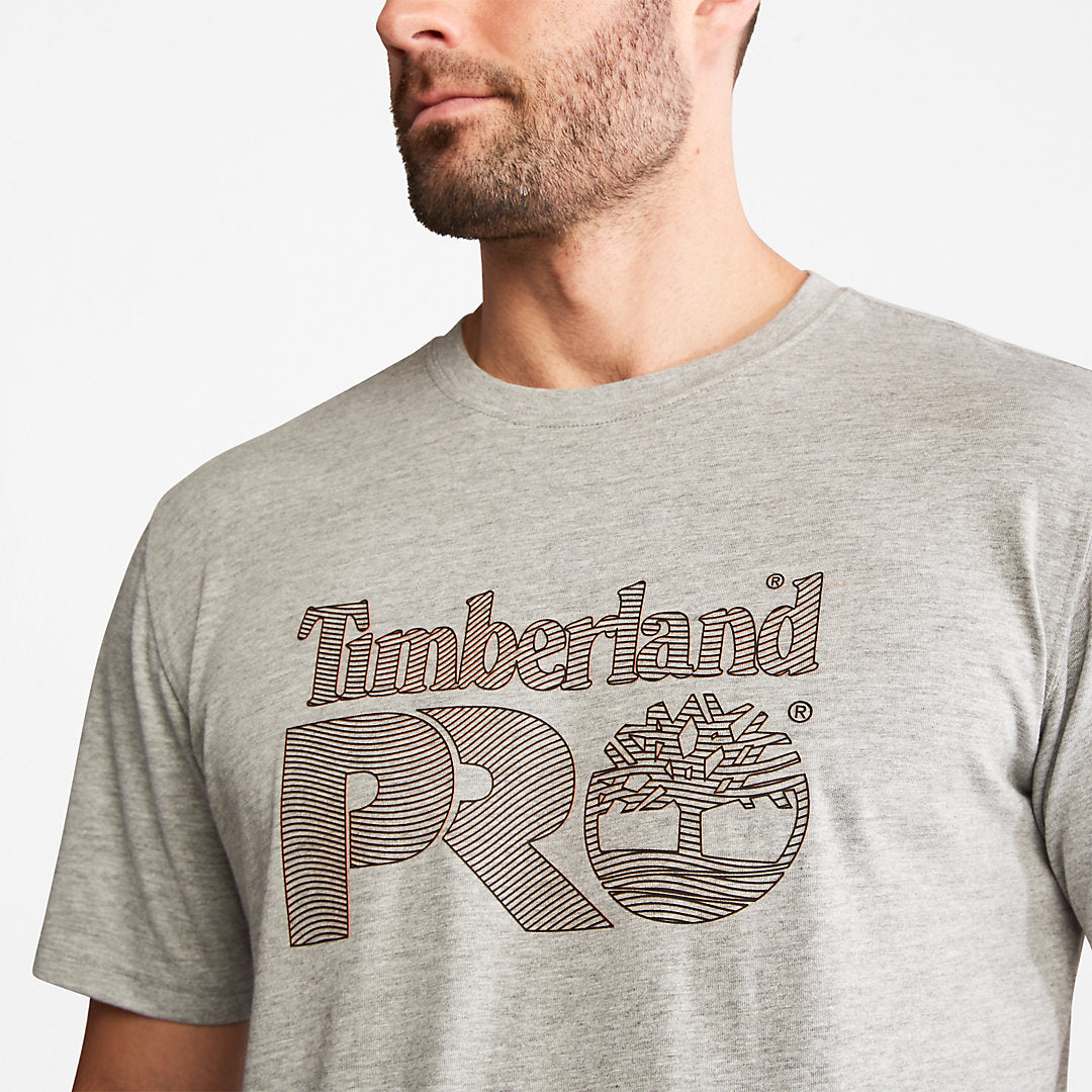 Timberland PRO® Textured Graphic T-Shirt for Men in Grey Timberland US