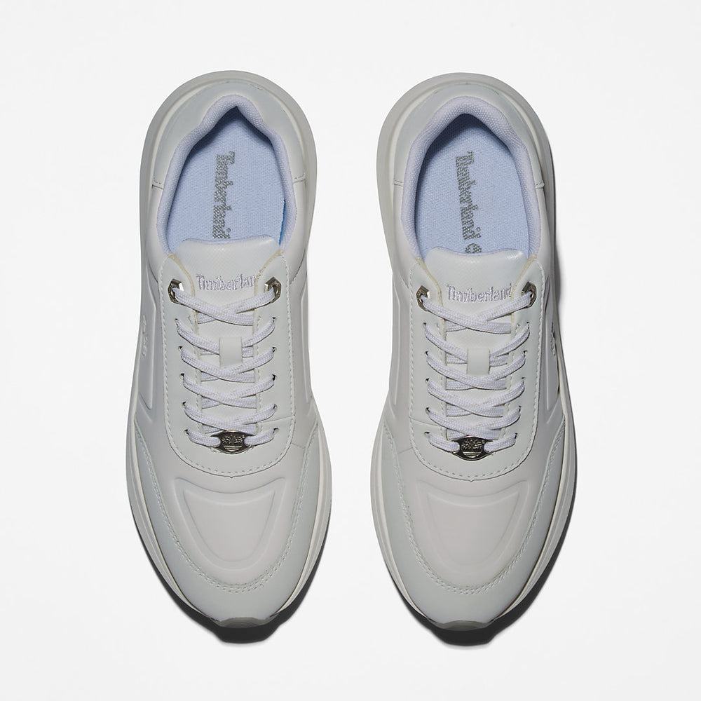 Seoul City Leather Trainer for Women in White Timberland For Sale