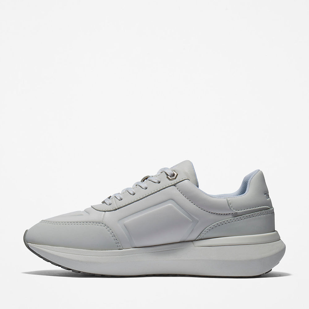 Seoul City Leather Trainer for Women in White Timberland For Sale
