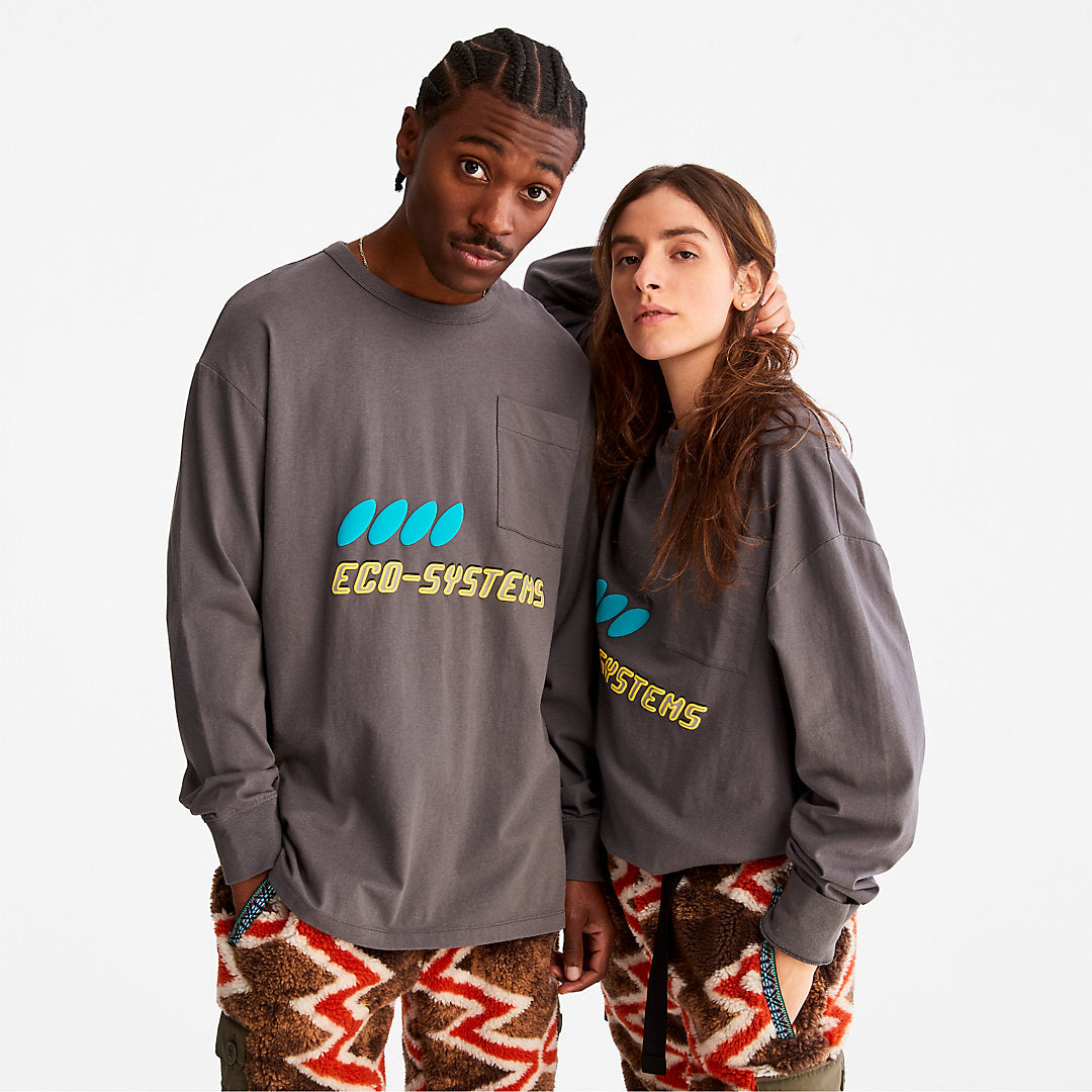 Bee Line x Timberland® Long-sleeved T-Shirt in Grey Timberland Outlet