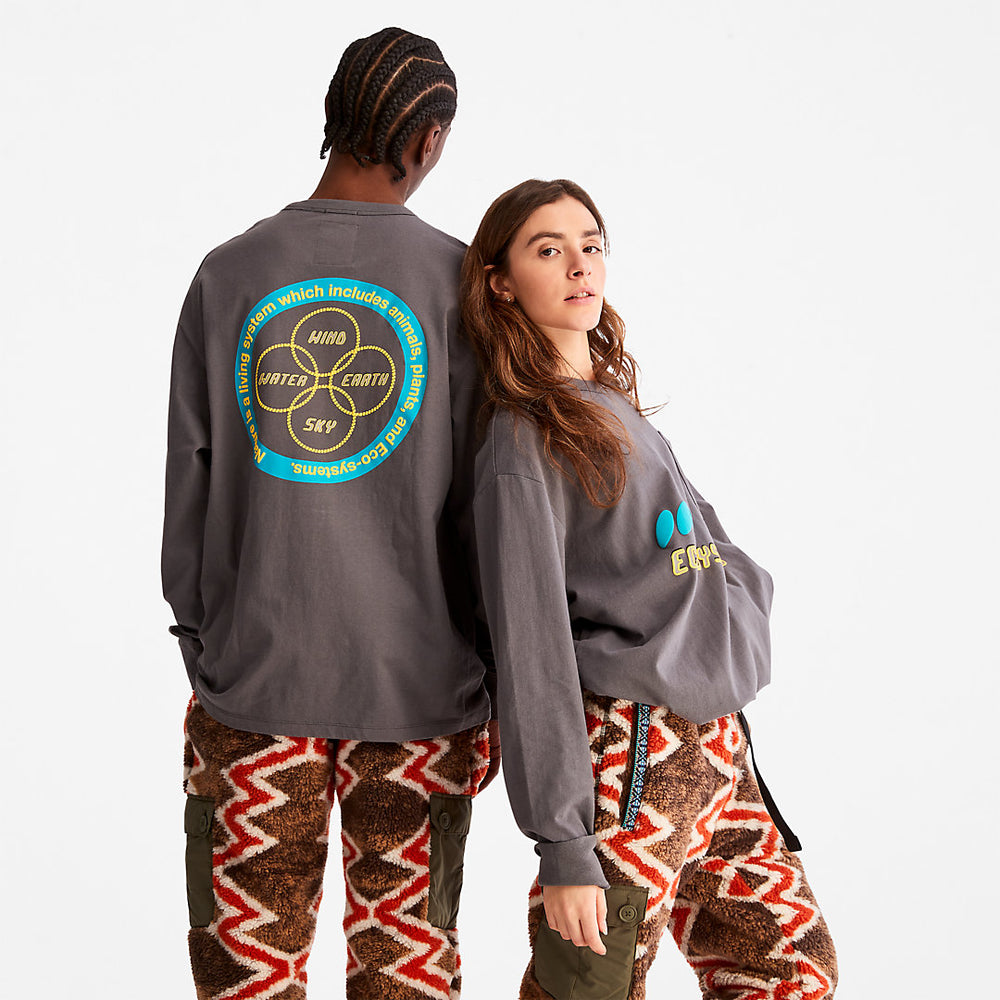 Bee Line x Timberland® Long-sleeved T-Shirt in Grey Timberland Outlet