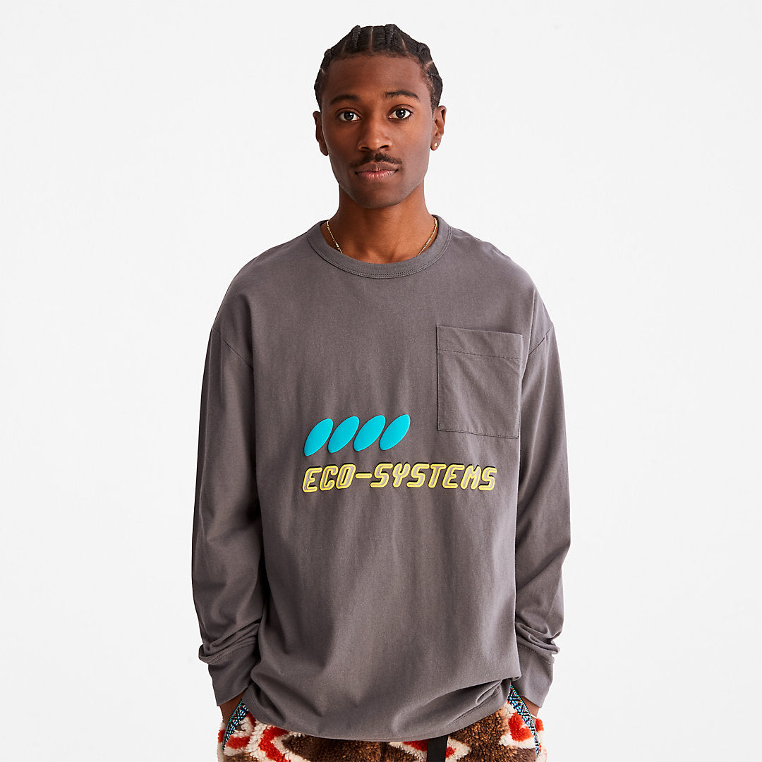 Bee Line x Timberland® Long-sleeved T-Shirt in Grey Timberland Outlet