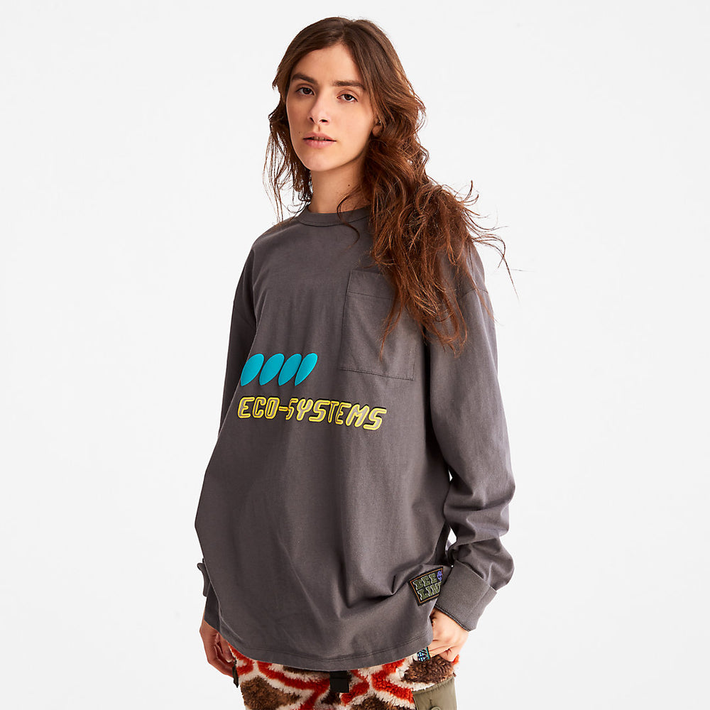 Bee Line x Timberland® Long-sleeved T-Shirt in Grey Timberland Outlet