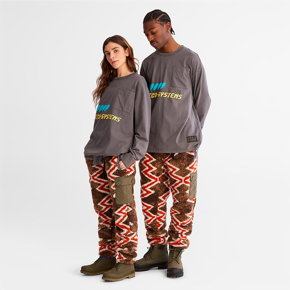 Bee Line x Timberland® Long-sleeved T-Shirt in Grey Timberland Outlet