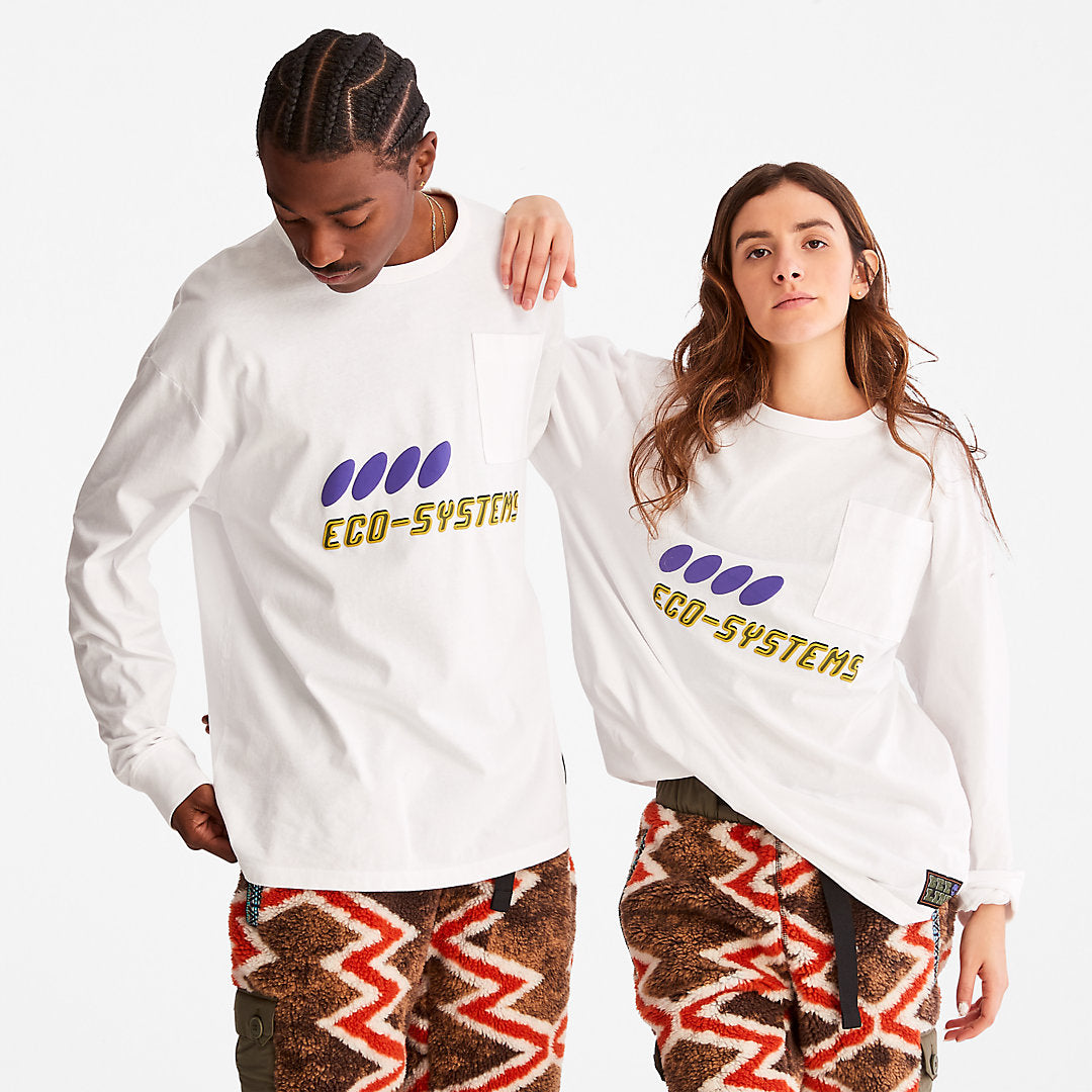 Bee Line x Timberland® Long-sleeved T-Shirt in White Timberland Online