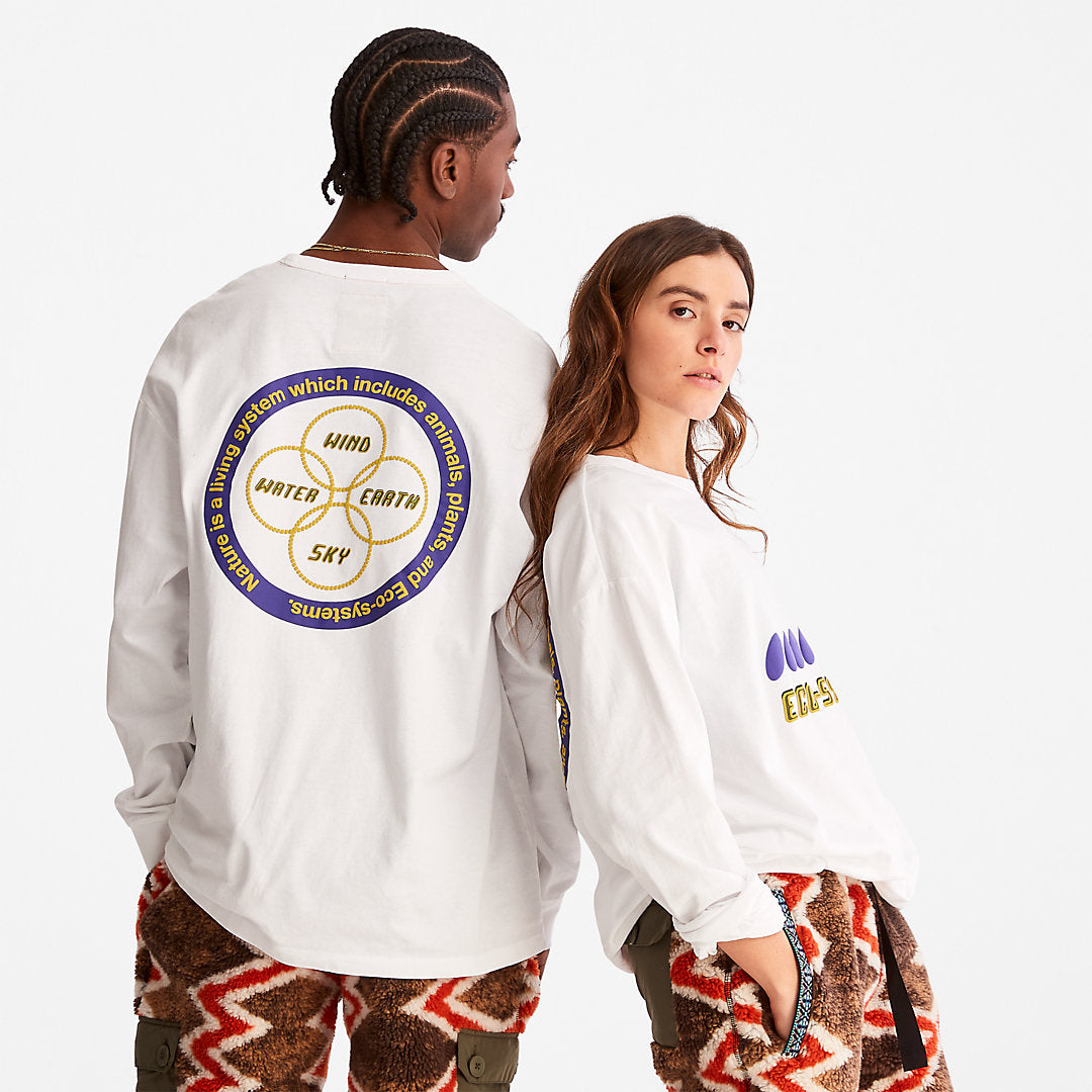 Bee Line x Timberland® Long-sleeved T-Shirt in White Timberland Online