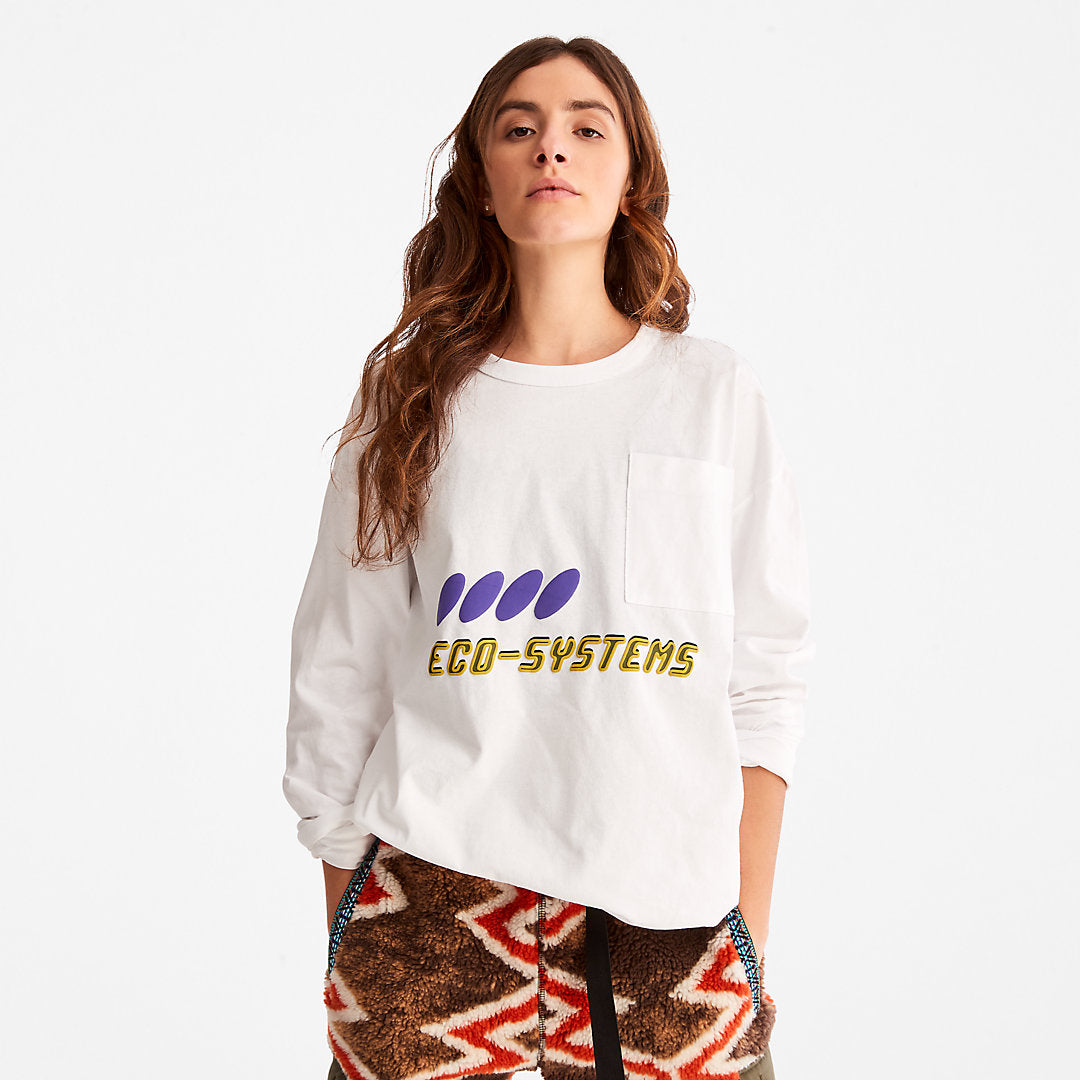 Bee Line x Timberland® Long-sleeved T-Shirt in White Timberland Online