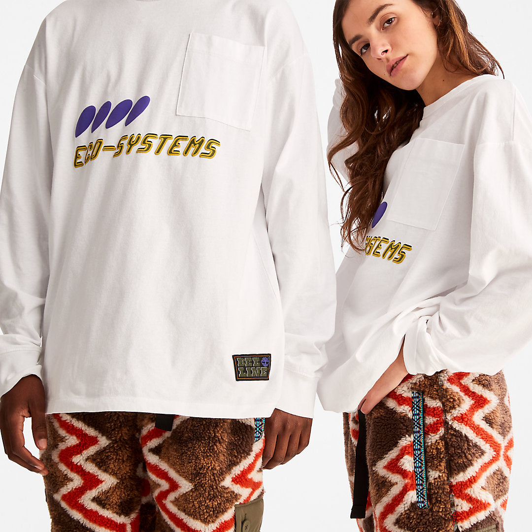 Bee Line x Timberland® Long-sleeved T-Shirt in White Timberland Online