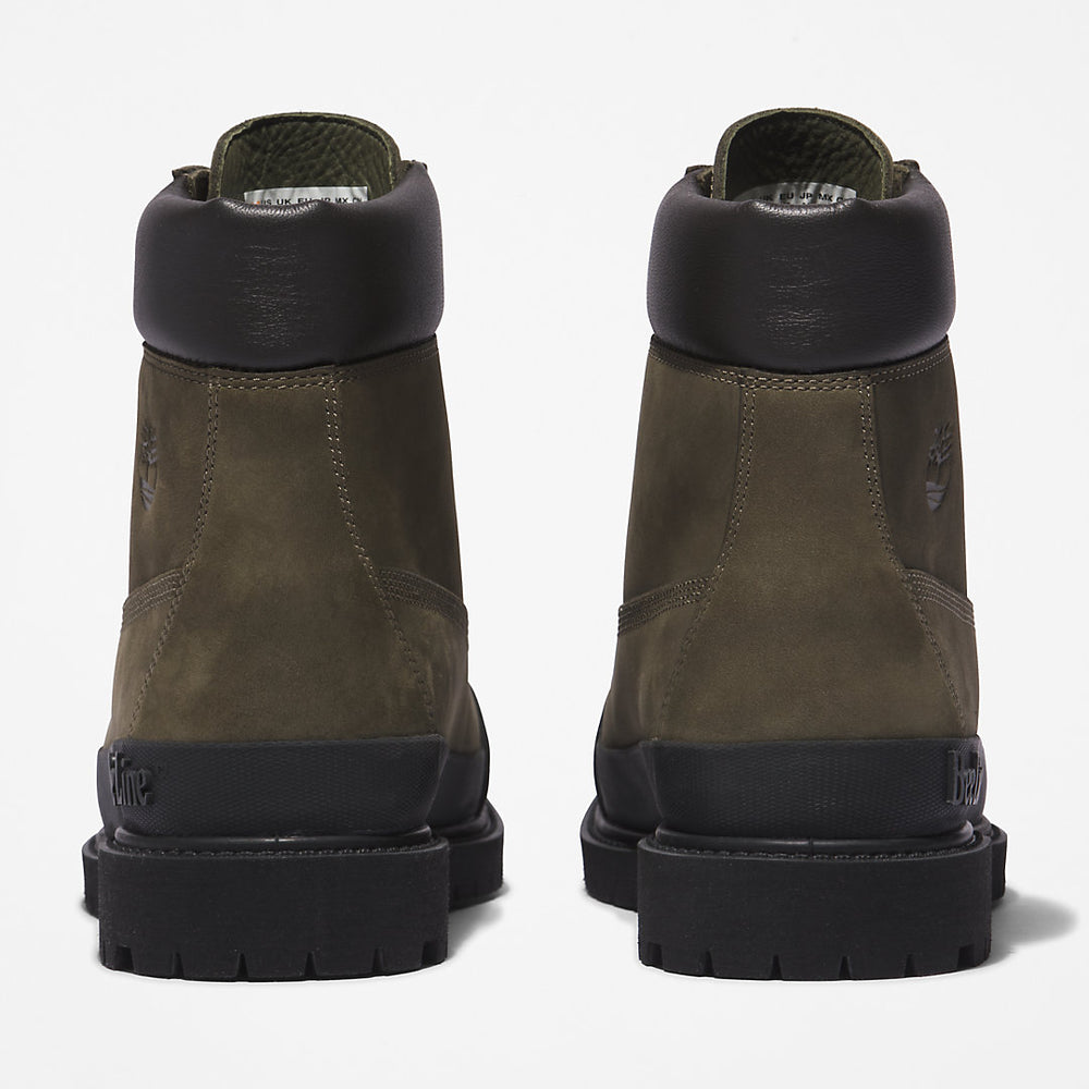 Bee Line x Timberland® 6 Inch Rubber Toe Boot for Women in Dark Green/Black Timberland Discount