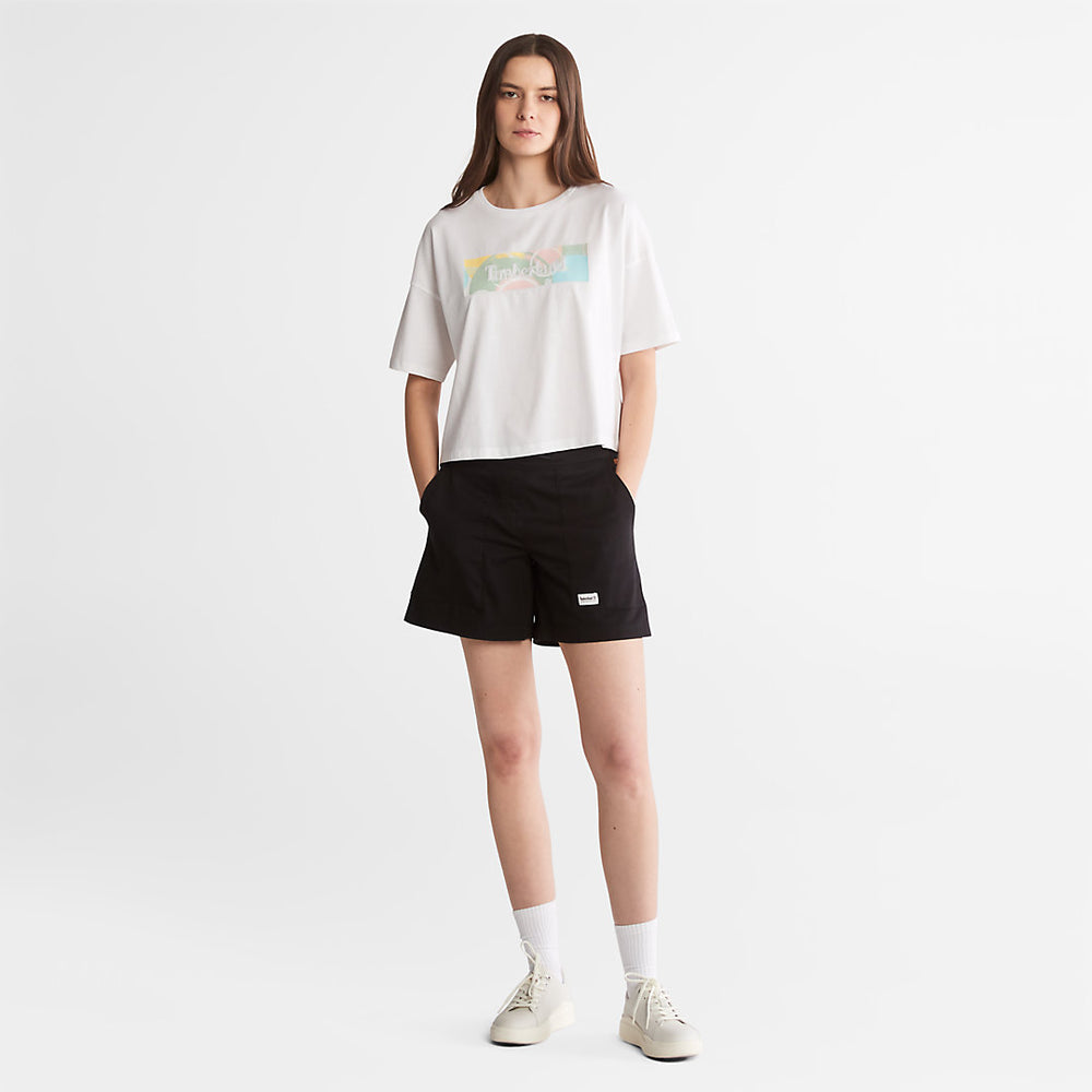 Pastel T-Shirt for Women in White Timberland Outlet