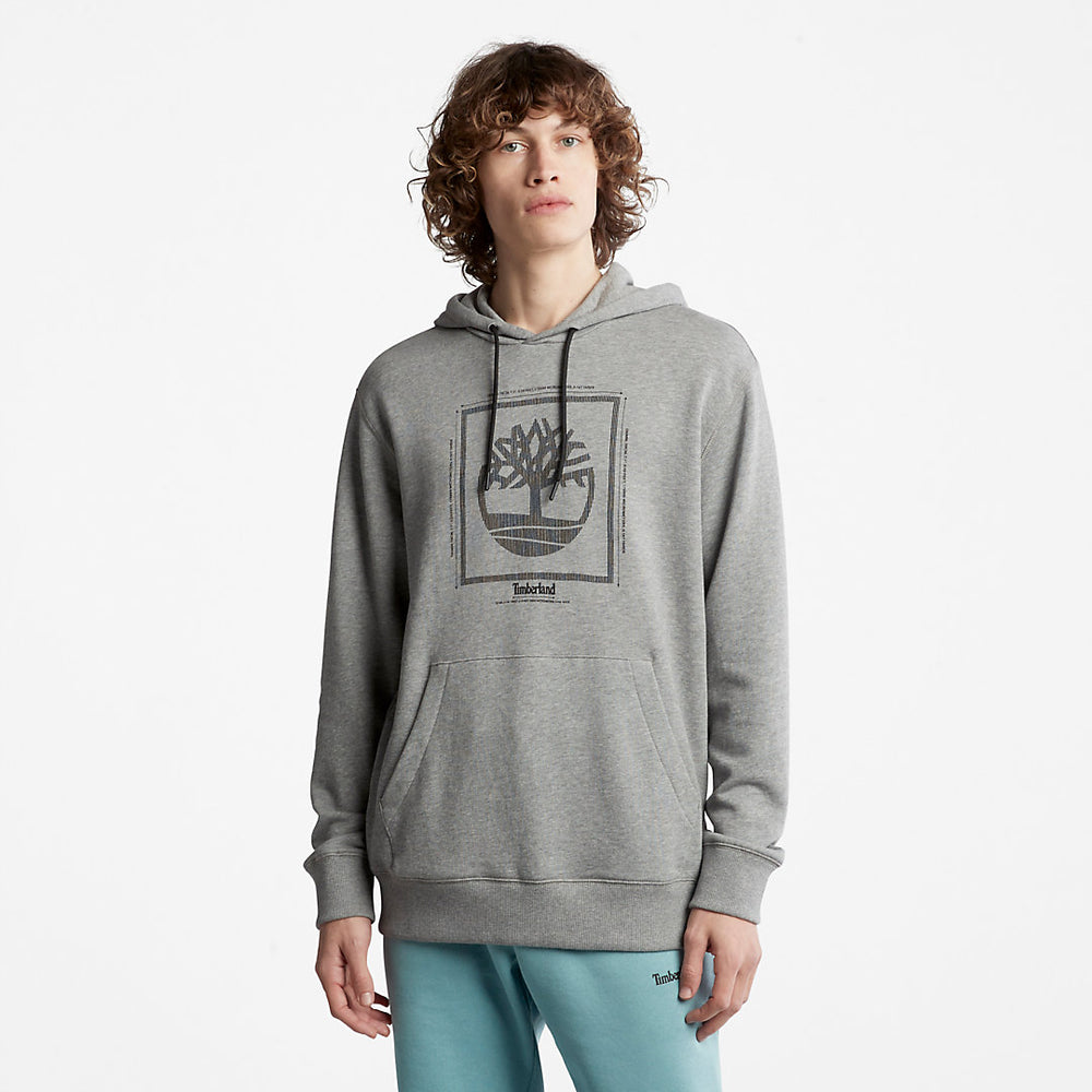 Logo Hoodie for Men in Grey Timberland Sale