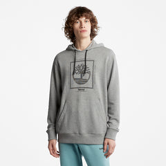 Logo Hoodie for Men in Grey Timberland Sale