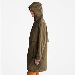 Waterproof Mid-length Parka for Women in Dark Green Timberland For Sale