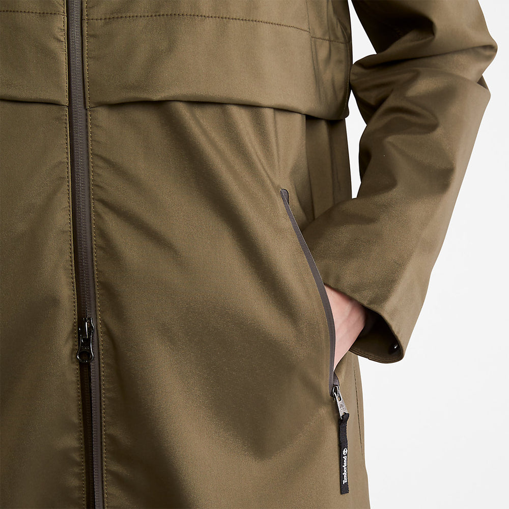 Waterproof Mid-length Parka for Women in Dark Green Timberland For Sale