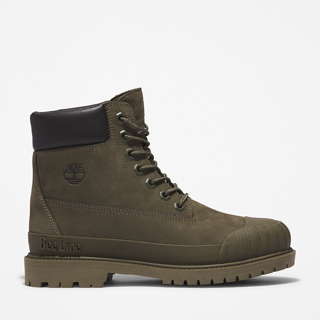 Bee Line x Timberland® 6 Inch Rubber Toe Boot for Women in Dark Green Timberland US