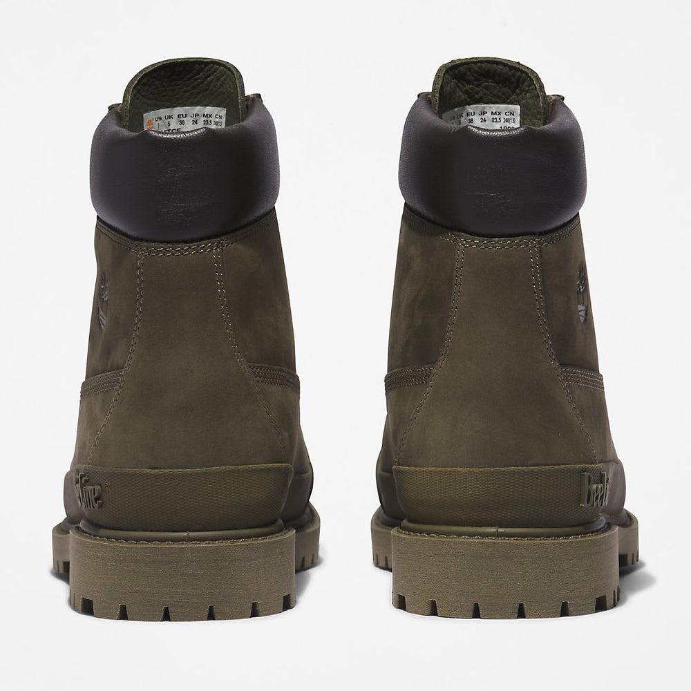 Bee Line x Timberland® 6 Inch Rubber Toe Boot for Women in Dark Green Timberland US