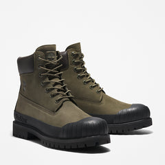Bee Line x Timberland® 6 Inch Rubber Toe Boot for Men in Dark Green/Black Timberland Online