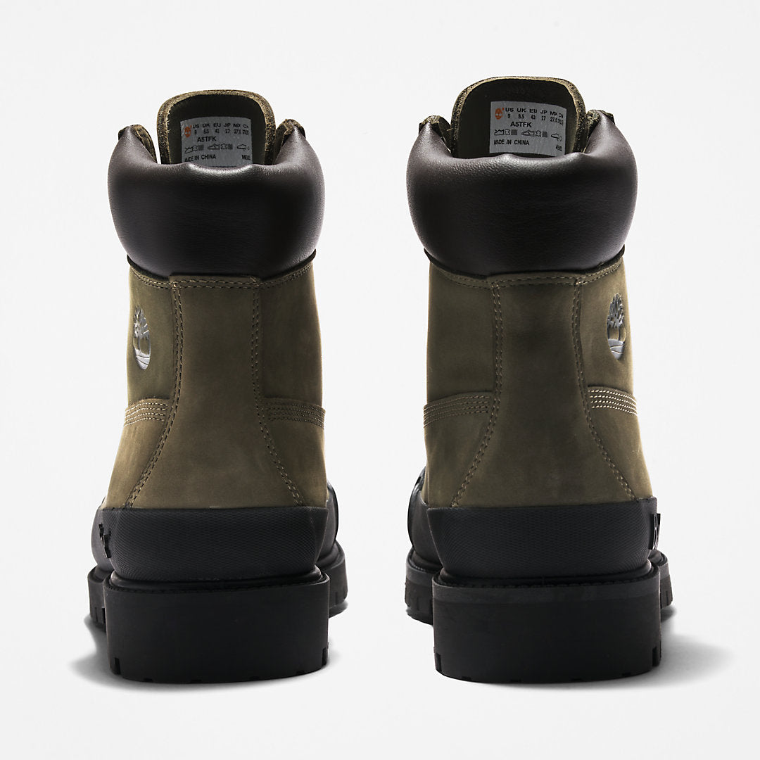 Bee Line x Timberland® 6 Inch Rubber Toe Boot for Men in Dark Green/Black Timberland Online