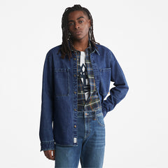 Outdoor Heritage Denim EK+ Overshirt for Men in Indigo Timberland Discount