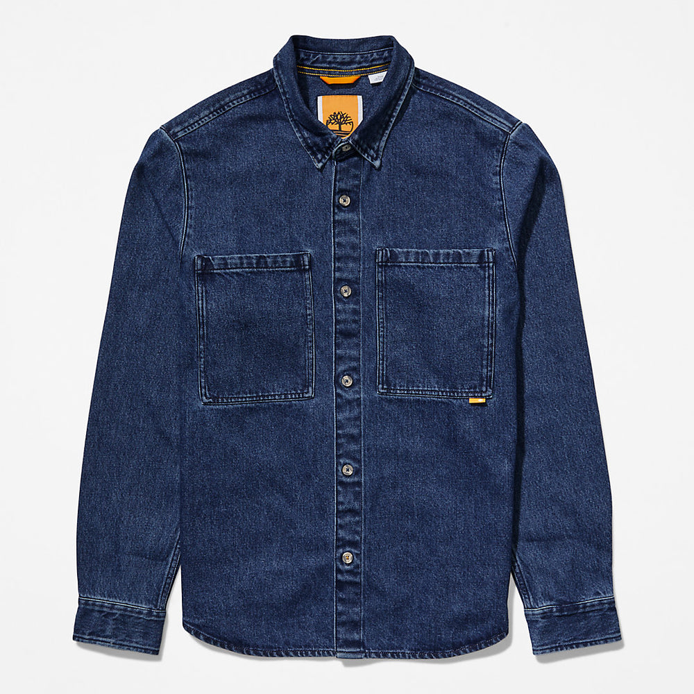 Outdoor Heritage Denim EK+ Overshirt for Men in Indigo Timberland Discount