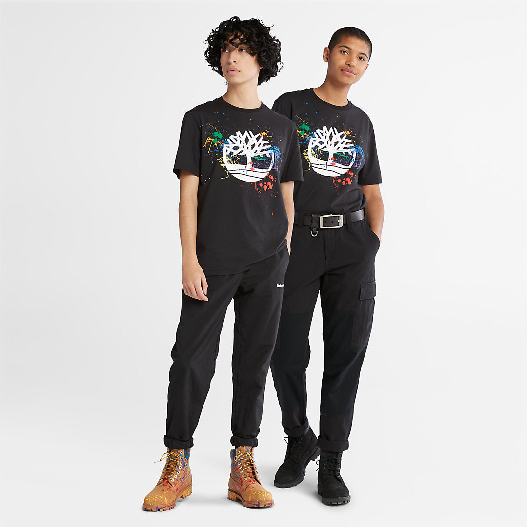 Paint Pride T-Shirt in Black Timberland Sale