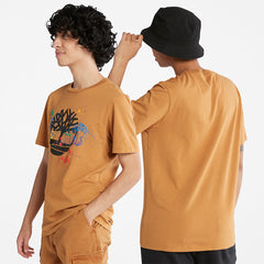 Paint Pride T-Shirt in Dark Yellow Timberland Discount