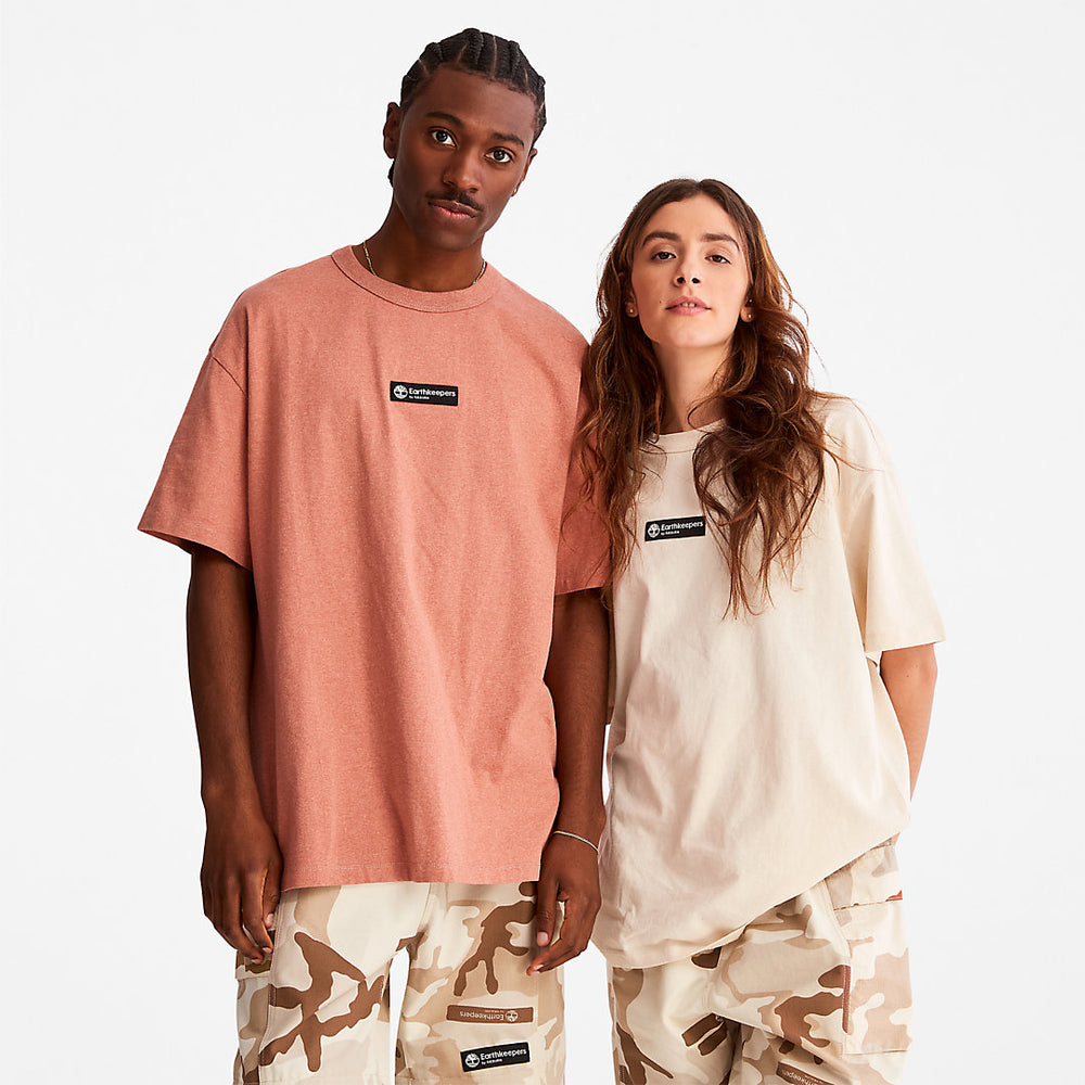 Earthkeepers® by Raeburn Archive Globe T-Shirt in Orange Timberland For Sale