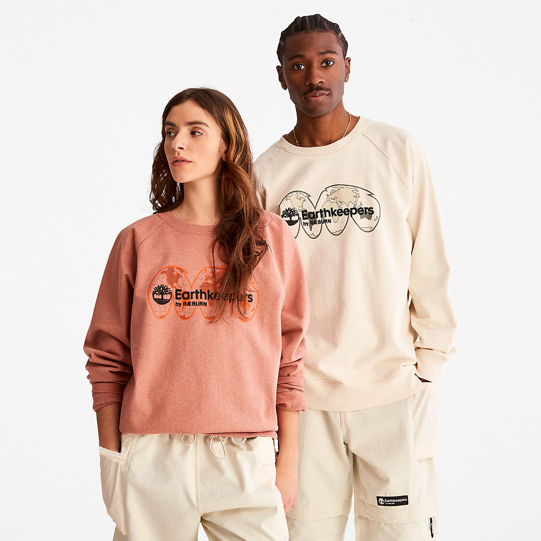 Earthkeepers® by Raeburn Archive Globe Crewneck Sweatshirt in Orange Timberland On Sale