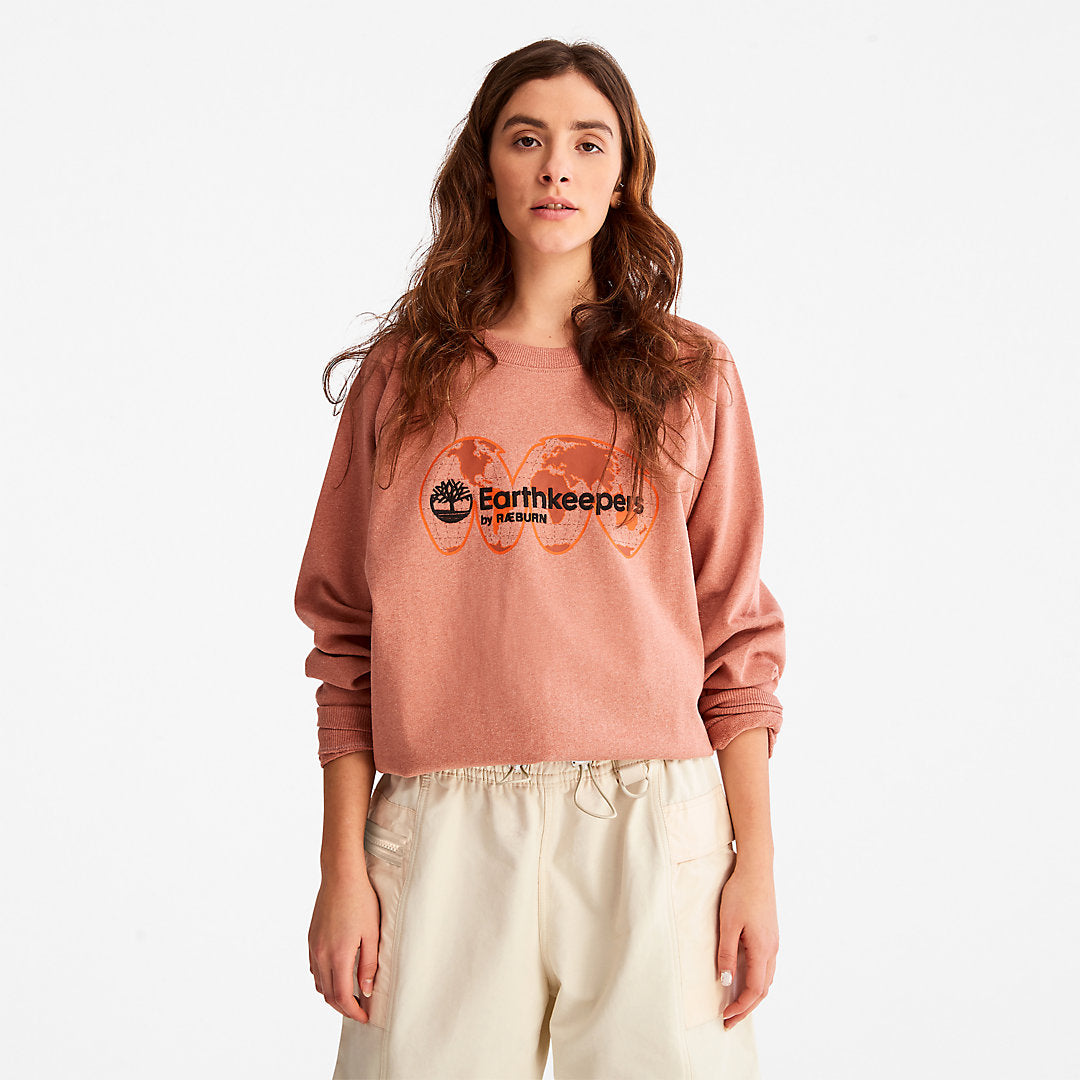 Earthkeepers® by Raeburn Archive Globe Crewneck Sweatshirt in Orange Timberland On Sale