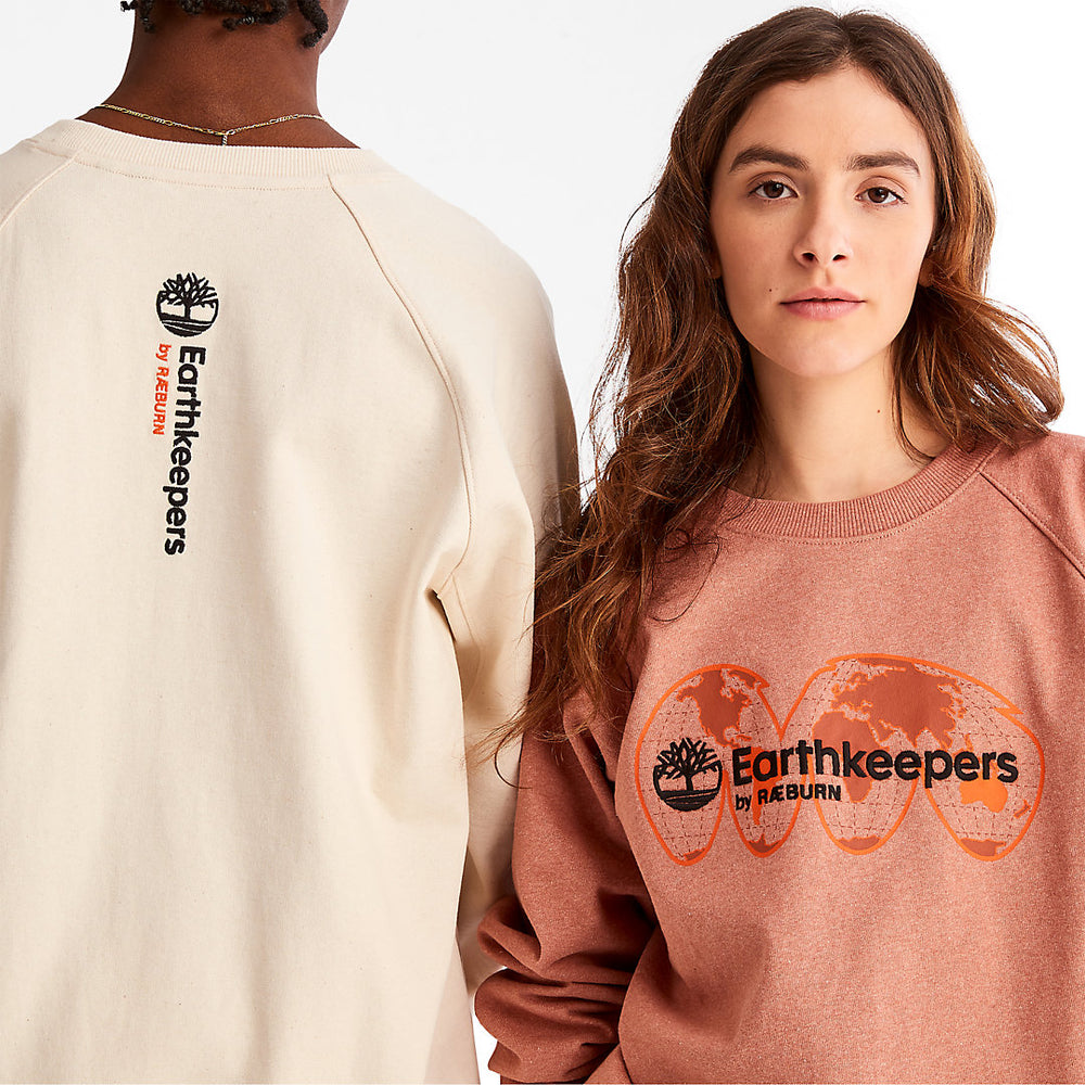 Earthkeepers® by Raeburn Archive Globe Crewneck Sweatshirt in Orange Timberland On Sale