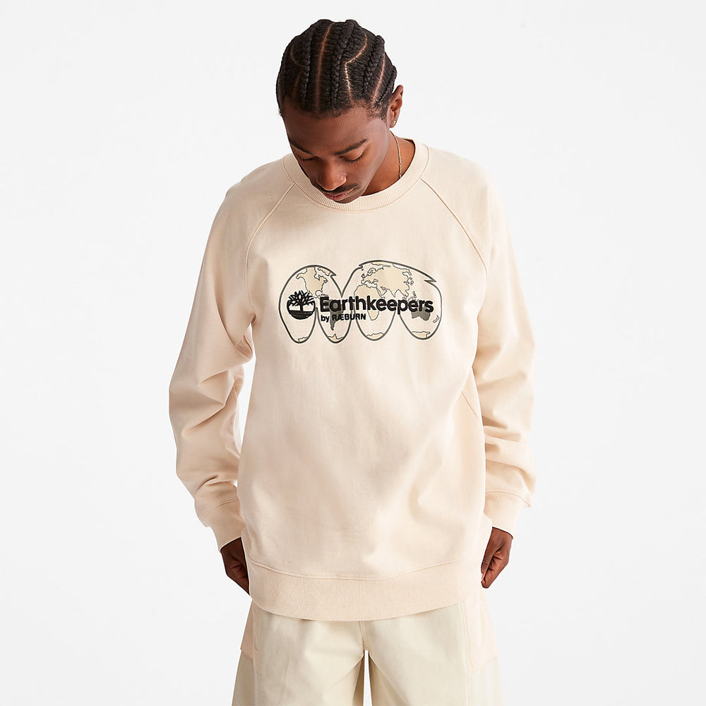 Earthkeepers® by Raeburn Archive Globe Crewneck Sweatshirt Colourless Timberland For Sale